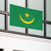 Oude vlag van Mauritanië Spandoek (Buitenkant Gebouw)