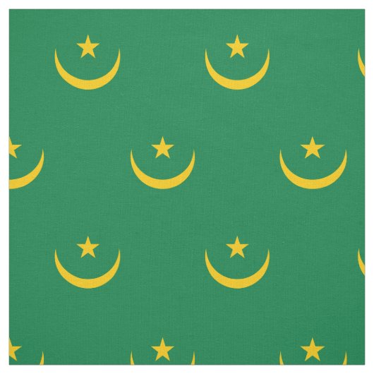 Oude vlag van Mauritanië Stof (Swatch)
