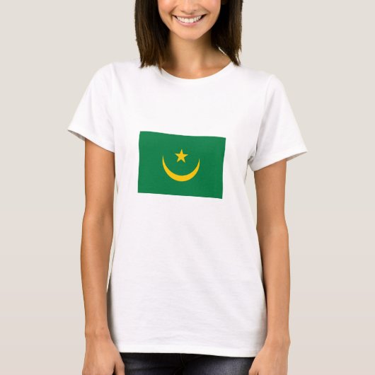 Oude vlag van Mauritanië T-shirt (Voorkant)