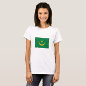 Oude vlag van Mauritanië T-shirt (Voorkant volledig)
