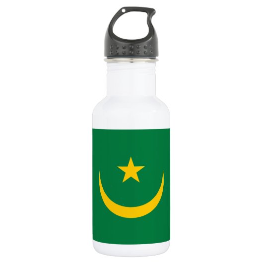 Oude vlag van Mauritanië Waterfles (Voorkant)