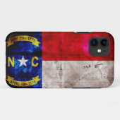 Oude vlag van North Carolina; Case-Mate iPhone Case (Achterkant (horizontaal))