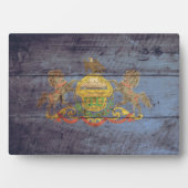 Oude vlag van Pennsylvania; Fotoplaat (voorkant)