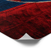 Oude vlag van Slowakije Poster (Hoek)