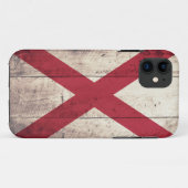 Oude vlag van Wood Alabama Case-Mate iPhone Case (Achterkant (horizontaal))