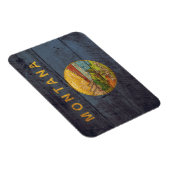 Oude vlag van Wood Montana Magneet (Rechterzijde)