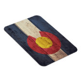 Oude vlag van Wooden Colorado Magneet (Rechterzijde)