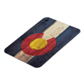 Oude vlag van Wooden Colorado Magneet (Linkerzijde)