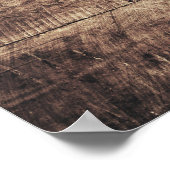 Oude vlag van Wooden Cyprus Poster (Hoek)