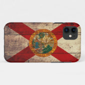 Oude vlag van Wooden Florida; Case-Mate iPhone Case (Achterkant (horizontaal))