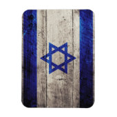 Oude vlag van Wooden Israel Magneet (Verticaal)