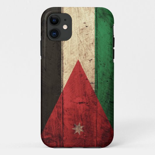 Oude vlag van Wooden Jordan Case-Mate iPhone Case (Achterkant)