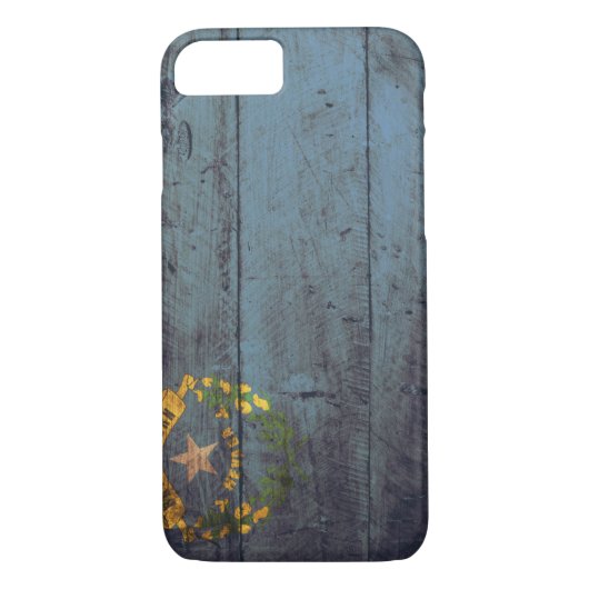 Oude vlag van Wooden Nevada; Case-Mate iPhone Case (Achterkant)