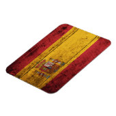 Oude vlag van Wooden Spanje Magneet (Linkerzijde)