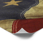 Oude vlag Wij, het Poster van het volk (Hoek)