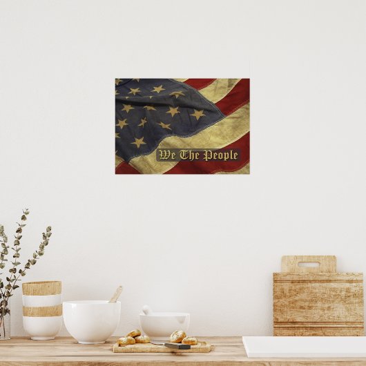 Oude vlag Wij, het Poster van het volk (Keuken)