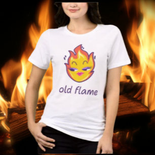 Oude Vlam Shirt – Grappige Ironische Pun T-shirt