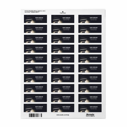 Oude vleugel etiket (Full Sheet)