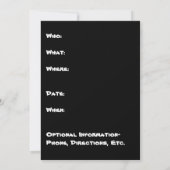 Oude vliegtekening kaart (Achterkant)