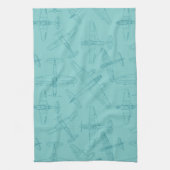 Oude vliegtuigen theedoek (Verticaal)