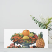 Oude voeding, Gevarieerd fruit in een kom (Staand voorkant)