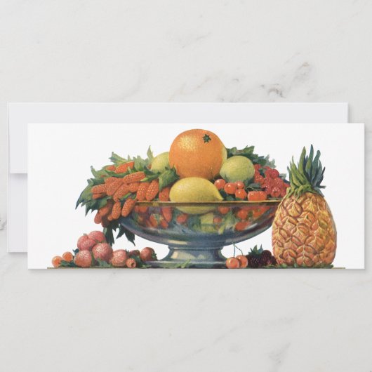Oude voeding, Gevarieerd fruit in een kom (Voorkant)