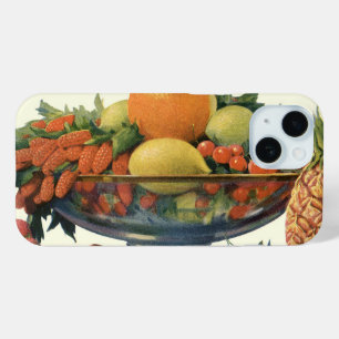 Oude voeding, Gevarieerd fruit in een kom iPhone 15 Case