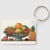 Oude Voeding, Gevarieerd Fruit in een Kom Sleutelhanger (Voorkant)