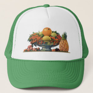 Oude voeding, Gevarieerd fruit in een kom Trucker Pet