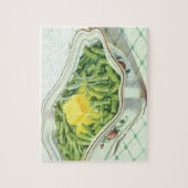 Oude voeding, groene bonencasserole met boter legpuzzel (Verticaal)