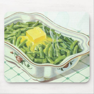 Oude Voeding, Groene Boon Casserole met Boter Muismat