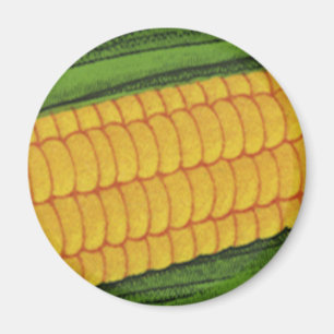 Oude voedingsgroenten; Gele maïs aan de kolf Magneet