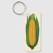 Oude voedingsgroenten; Gele maïskolf Sleutelhanger (Voorkant)