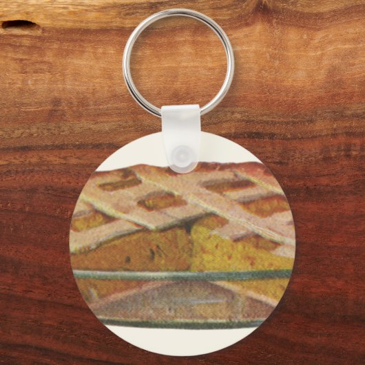 Oude Voedingsmiddelen, Dessert, Pompoentaart voor  Sleutelhanger (Achterkant)