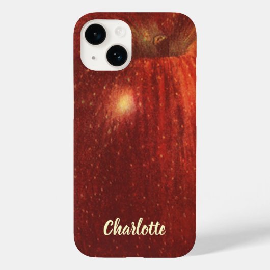 Oude Voedsel Fruit, Biologische Rode Delicious App Case-Mate iPhone Case (Achterkant)