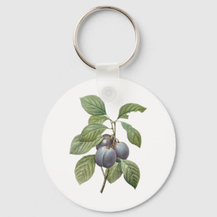Oude Voedsel Fruit, Paarse Tuinpruimen door Redout Sleutelhanger