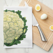 Oude Voedsel Groenten Groenten Bloemkool Theedoek (Quarter Fold)