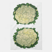 Oude Voedsel Groenten Groenten Bloemkool Theedoek (Verticaal)
