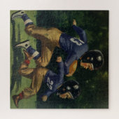 Oude Voetbal, Kinderen, Jongens die Sporten  Legpuzzel (Horizontaal)