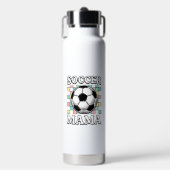 Oude Voetbal Mama Gravure Shirt Ontwerp_1 Waterfles (Voorkant)