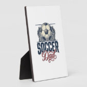 Oude Voetbal Vader Shirt Ontwerp_1 Fotoplaat (Zijkant)