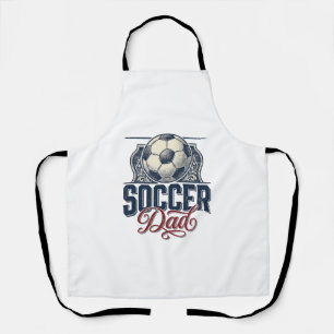 Oude Voetbal Vader Shirt Ontwerp_1 Schort