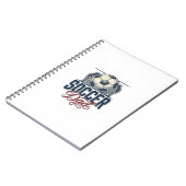 Oude Voetbal Vader T-shirt Ontwerp_1 Notitieboek (Linkerzijde)