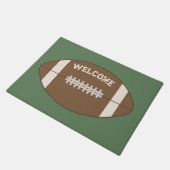 Oude Voetbal Welkom Deurmat Vloerkleed (Schuin)