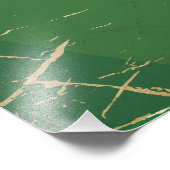 Oude Voetbalposter Foto Afdruk (Hoek)