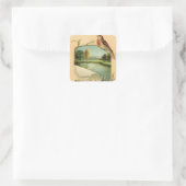 Oude vogel leuk dier sticker (Tas)