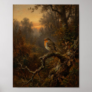 Oude Vogel Schets Frans II Poster