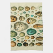 Oude vogeleieren Franse viskuil kunst Theedoek (Verticaal)