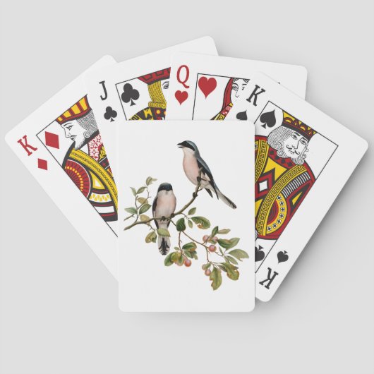 Oude Vogels op een Tak Speelkaarten (Achterkant)