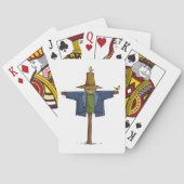 Oude Vogelverschrikker Pokerkaarten (Achterkant)